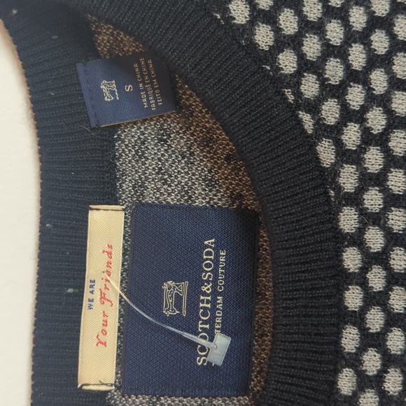 Scotch & Soda Wool Blend Polkadot Sweater S - Picture 2 of 6